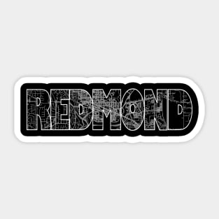 Redmond Street Map Sticker